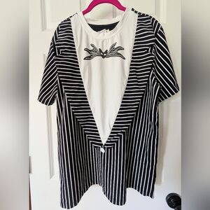 Taylor Joelle Mens Skeleton Jack Nightmare Before Christmas T-shirt NWOT Large